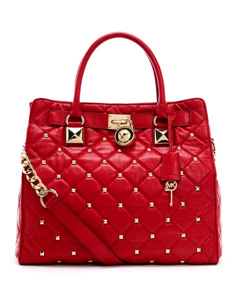 michael kors handbag black red detail|michael kors red handbags outlet.